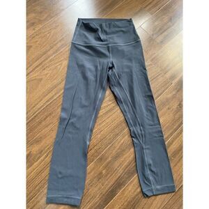 Lululemon 2 21” align crop leggings in grey